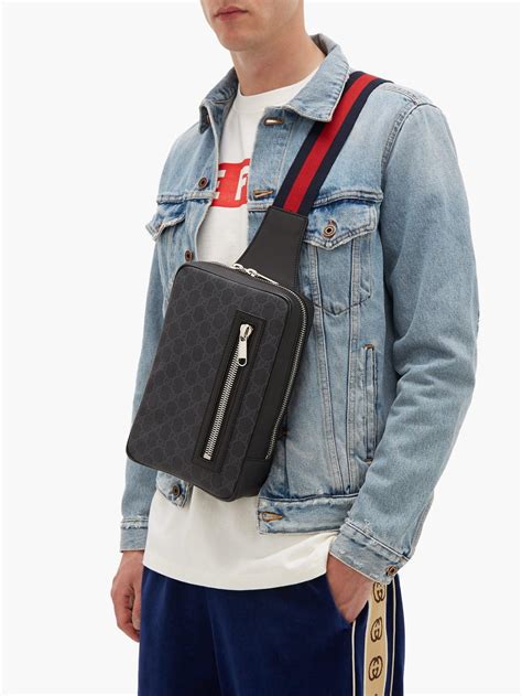 supreme gucci bag men|Gucci supreme crossbody bag.